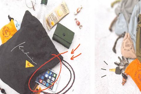 20260219【スニフ】小さいポケットがミソな気軽に使える巾着バッグ