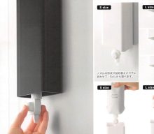 20250827【山崎実業】流行りの詰替え用パウチディスペンサーをスッキリとさせる