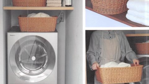 20251121【クレエ】ランドリーのカゴをナチュラルに仕上げる