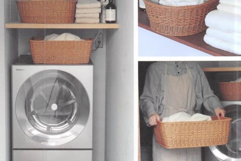 20251121【クレエ】ランドリーのカゴをナチュラルに仕上げる
