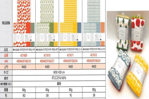 20251226【ダイカイ】好調なマイクロファイバークロスの新作です。