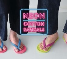 20261007【現代百貨】ついにげんひゃくからもネオンカラーのコットンサンダルが！